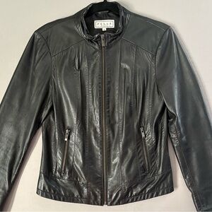Pelle StudioWomen's Black Genuine Leather Jacket